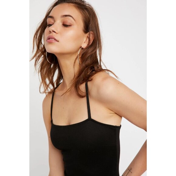 Free People Intimately Square Neck Cheeky Bottom Camisole Bodysuit - Picture 5 of 13